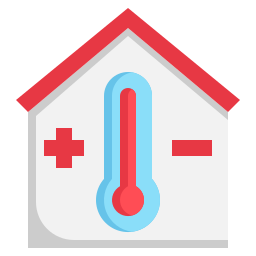 controle de temperatura Ícone