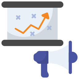 Marketing plan icon