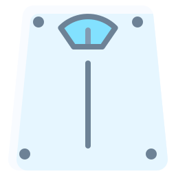 Weight scale icon