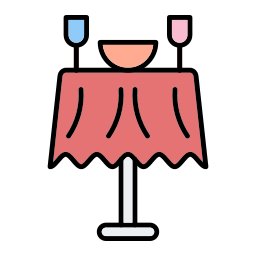 Dinner table icon