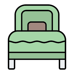 Single bed icon