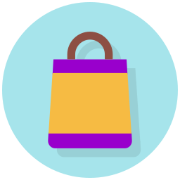 Shopping bag icon