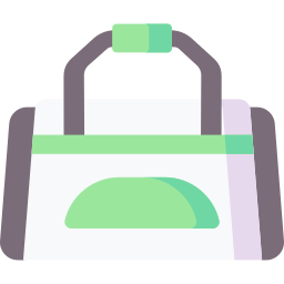 Sport bag icon