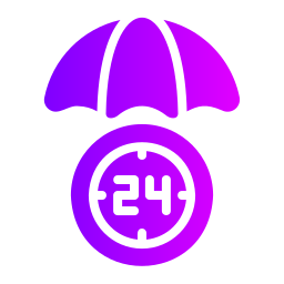 supporto 24 ore icona