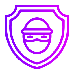 Theft insurance icon