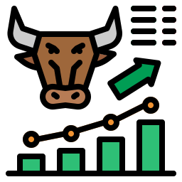 Bull market icon