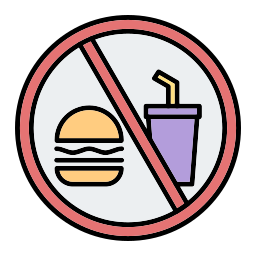 niet eten icoon