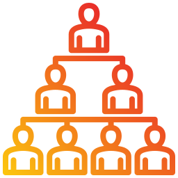 Organization structure icon