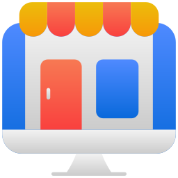 Online shop icon