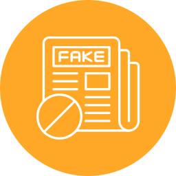 Fake news icon