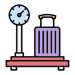 escala de equipaje icono