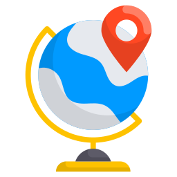 World map icon