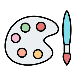 Color palette icon