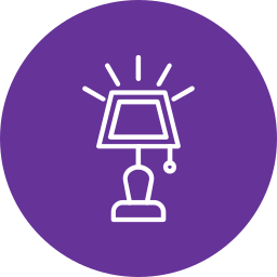 Table lamp icon