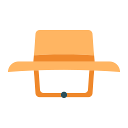 chapeau de soleil Icône
