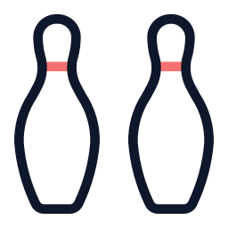 Bowling pins icon