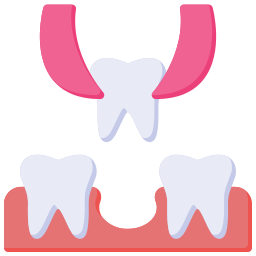 Tooth extraction icon