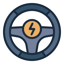 Steering wheel icon