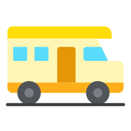 furgone da campeggio icona
