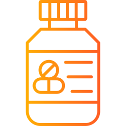 bottiglia di pillole icona