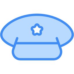 Police cap icon