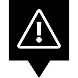 Предупреждающая поющая булавка иконка
