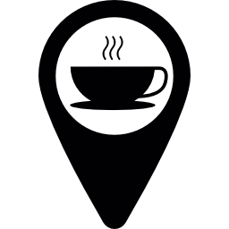 spilla da caffetteria icona
