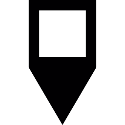 icône de broche de carte Icône