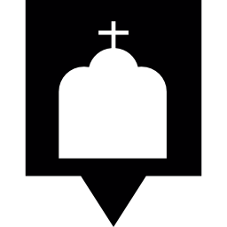 placa da igreja Ícone