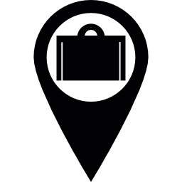 bagage locatie icoon