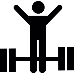 Weightlifter Silhouette icon