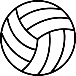 Volleyball ball icon