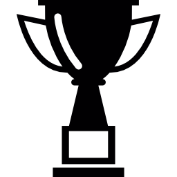 trofeo, silueta icono