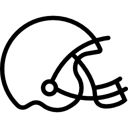 casco da football americano icona