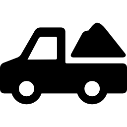 camión con carga icono