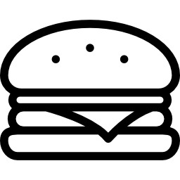 duży cheeseburger ikona