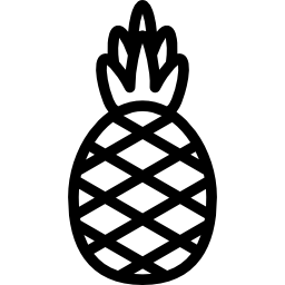 duży ananas ikona