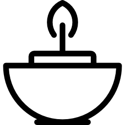 una vela icono