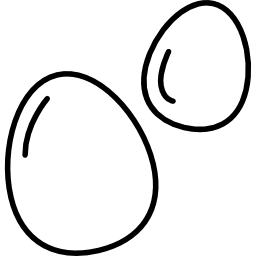 dwa jajka ikona