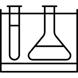 chemie apparatuur icoon