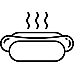 Колбаса горячая иконка