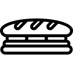 duża kanapka ikona