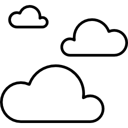 trzy chmury ikona