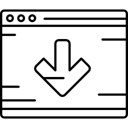 página de destino icono