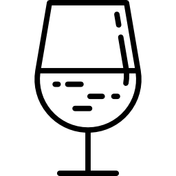 grande bicchiere di vino icona