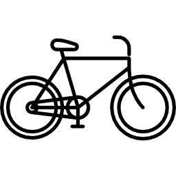 Велосипед лицом вправо иконка