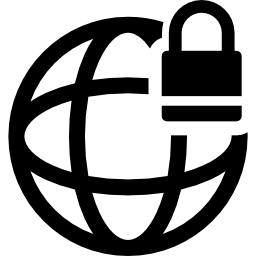 proteção de rede global Ícone