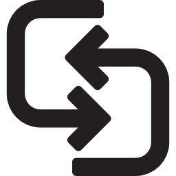 symbole suffle Icône