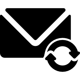 synchroniseer e-mail icoon