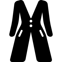 damska długa kurtka ikona